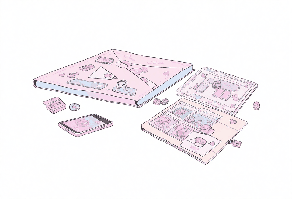 ロマンス詐欺への注意をイメージしたイラスト