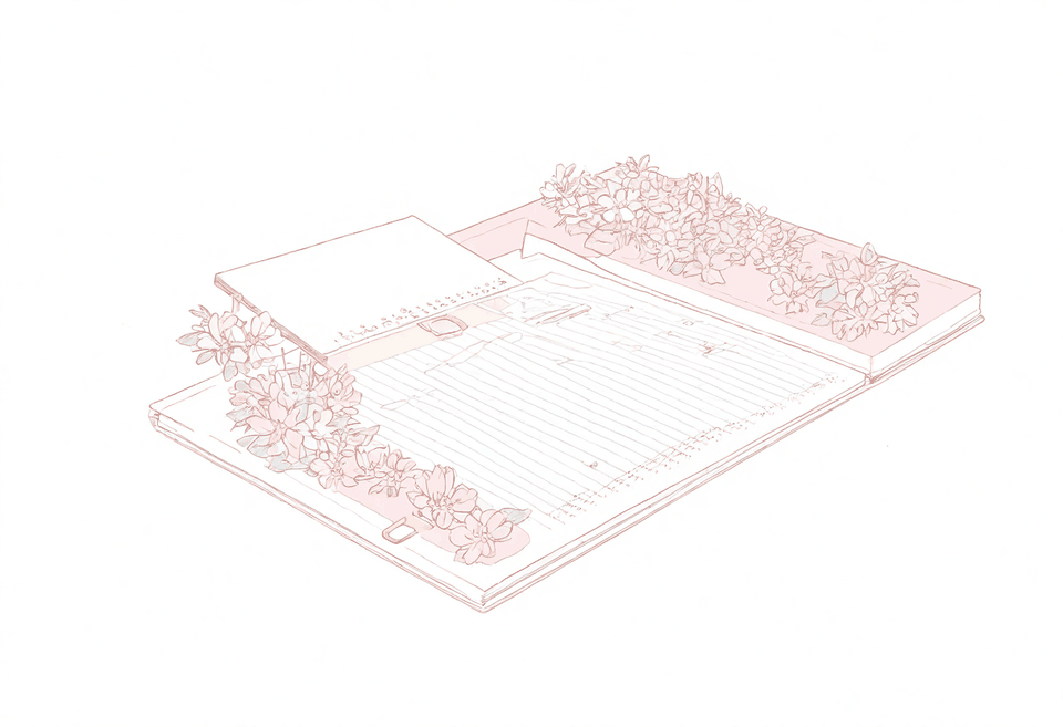 結婚準備の計画をイメージしたイラスト