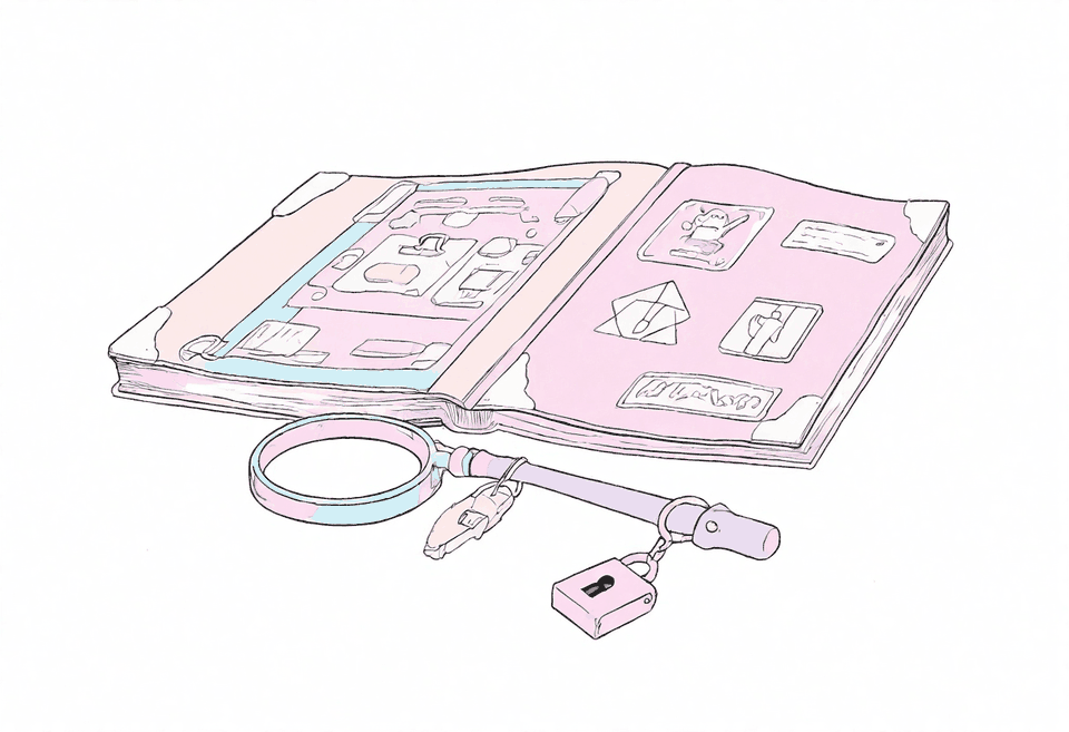 トラブルへの注意をイメージしたイラスト